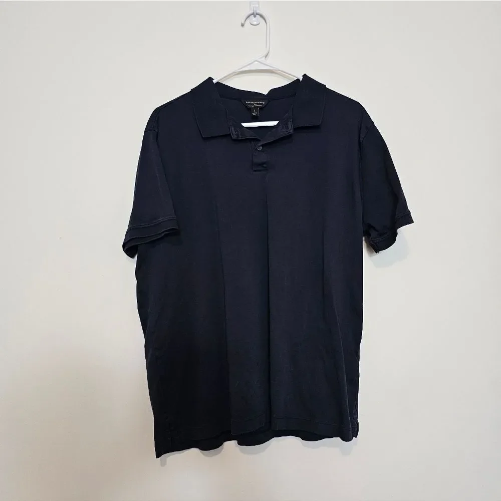 Banana Republic Mens Blue Polo